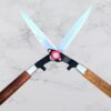 Maruti Hedge shears for grass cutter for gardening (Steel Blade) Hedge Shear Cutter With A1 Wooden Handle | Durable Steel | Hedge Trimming Shears For Garden | Garden Scissors For Cutting Plant Stem