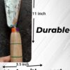 Handmade by Gurukripa Maruti traders (Trowel, Small Hoe, Weeding-Knife, Scraper, Shovel) Gardening Tool for Soil Tilling and Planting - Durable Handheld Tool for Gardeners । Rust Free Plant Tool for Digging - Image 3