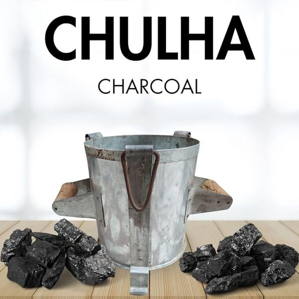 Maruti Traditional Durable Iron Sigdi/Angeethi/Chulha/Coal Charcoal Keeper/Stove Tandoor/Griller Heater Oven/Iron Ashtray/size